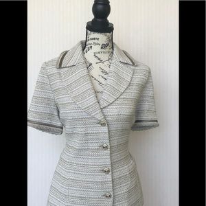 St. John short sleeved blazer size 10